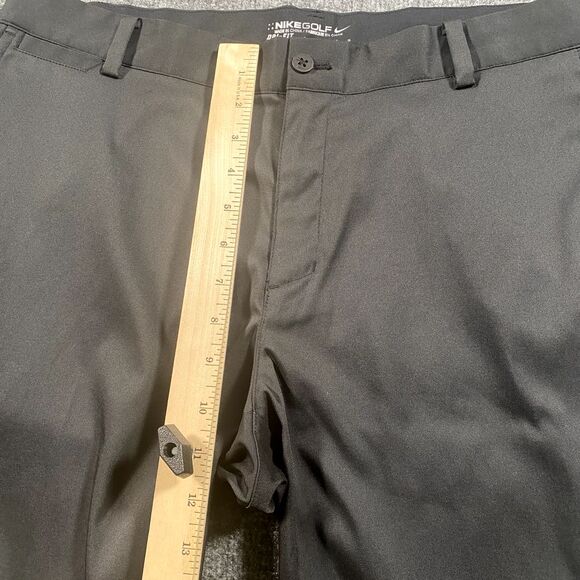 Nike Golf Tour Performance Mens 34x34 Lightweight Black Golfing Pants Stretch - Picture 7 of 11